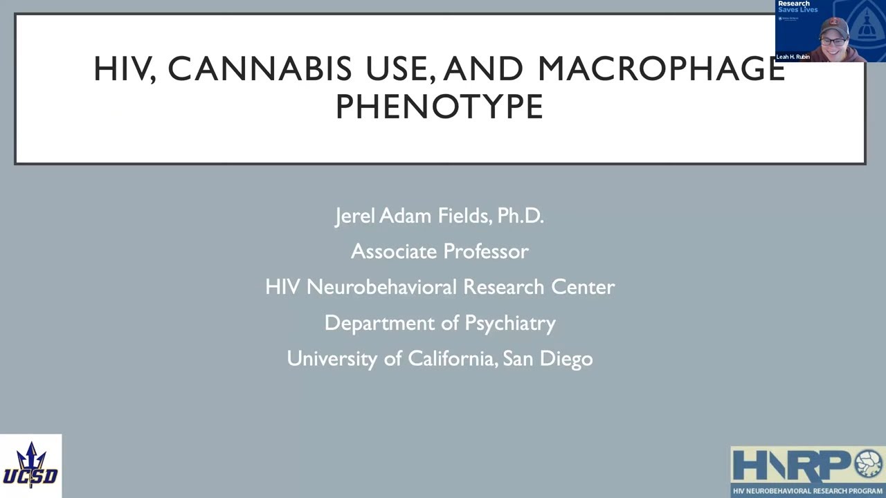 HIV, Cannabis use, and Macrophage Phenotype