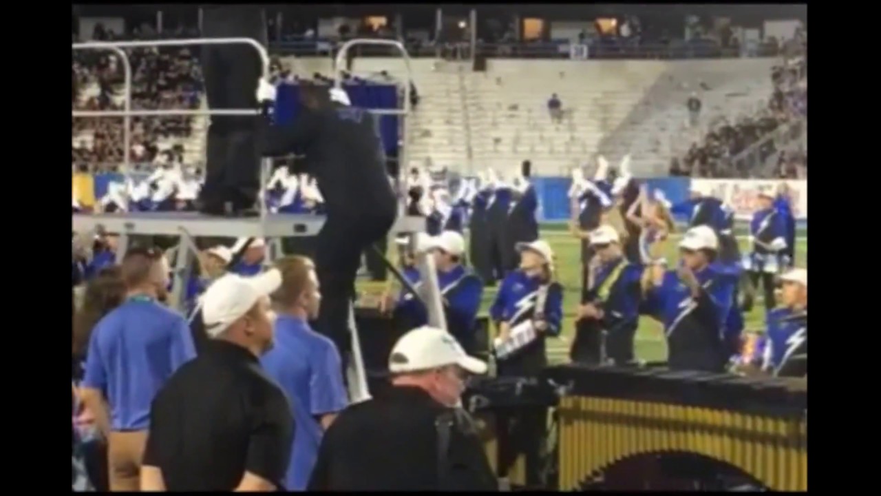 MTSU Band of Blue Halftime Show- Front ensemble