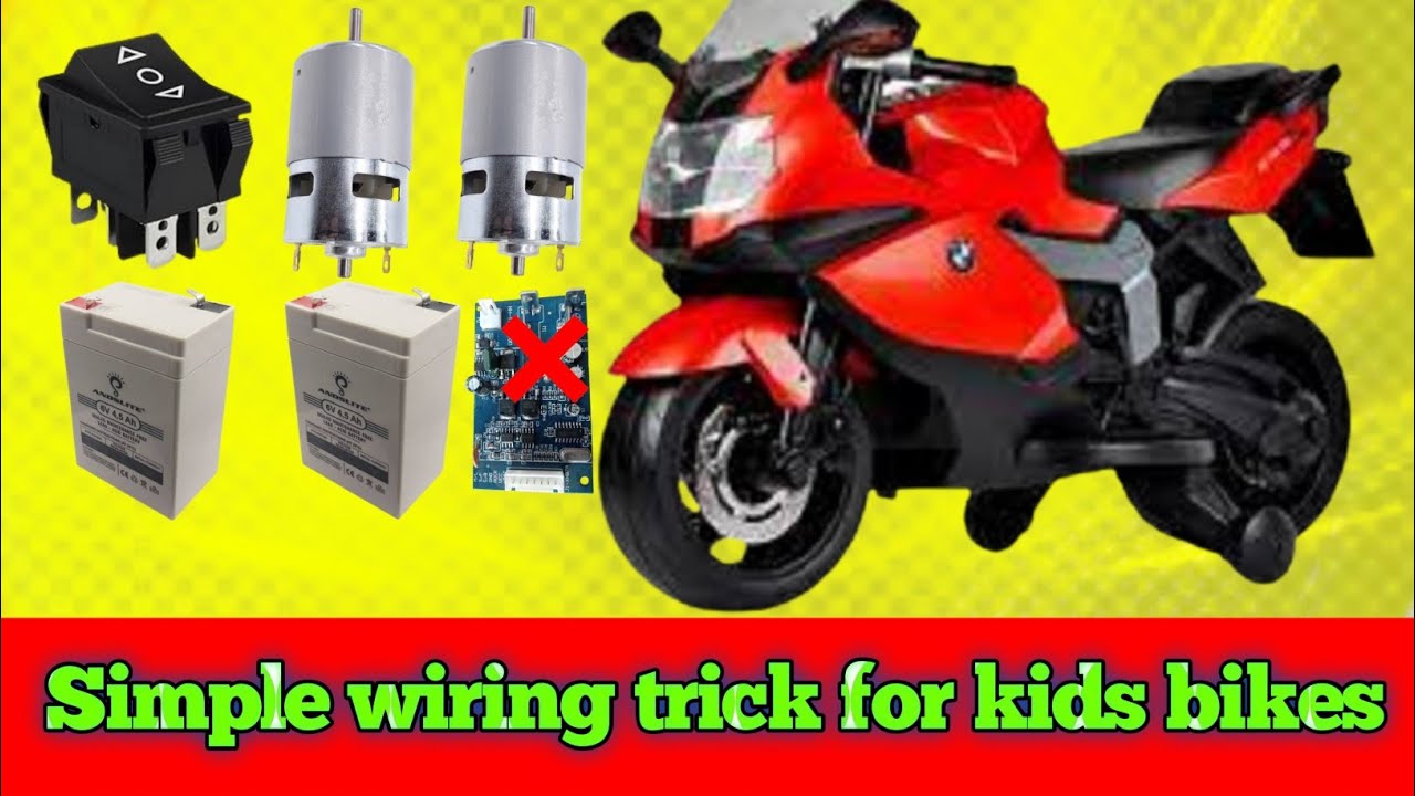 kids bike repair Karne ka tarika || mini bike starting problem || Kids bike simple wairing