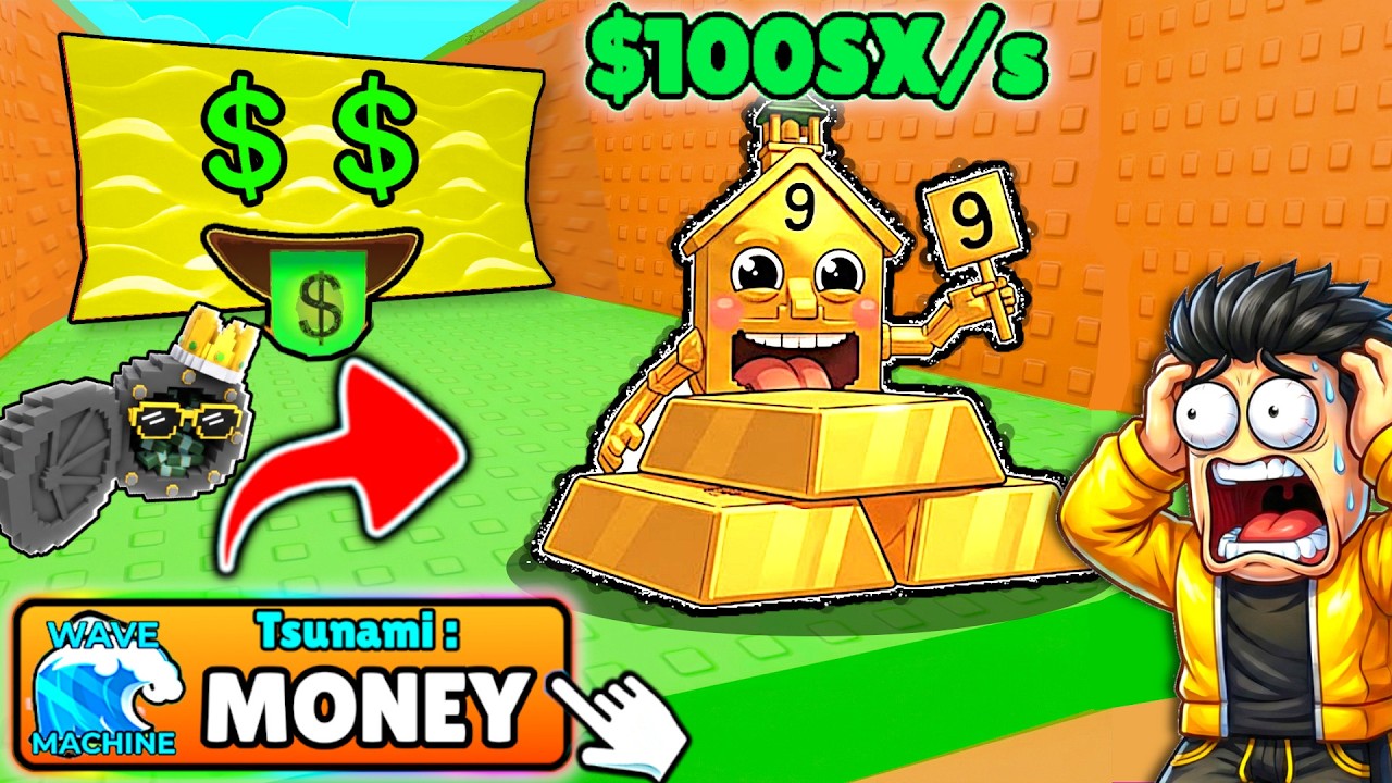 ADMIN ATIVOU TSUNAMI SECRETO COM NOVOS BRAINROTS NO FUJA DO TSUNAMI PARA BRAINROTS