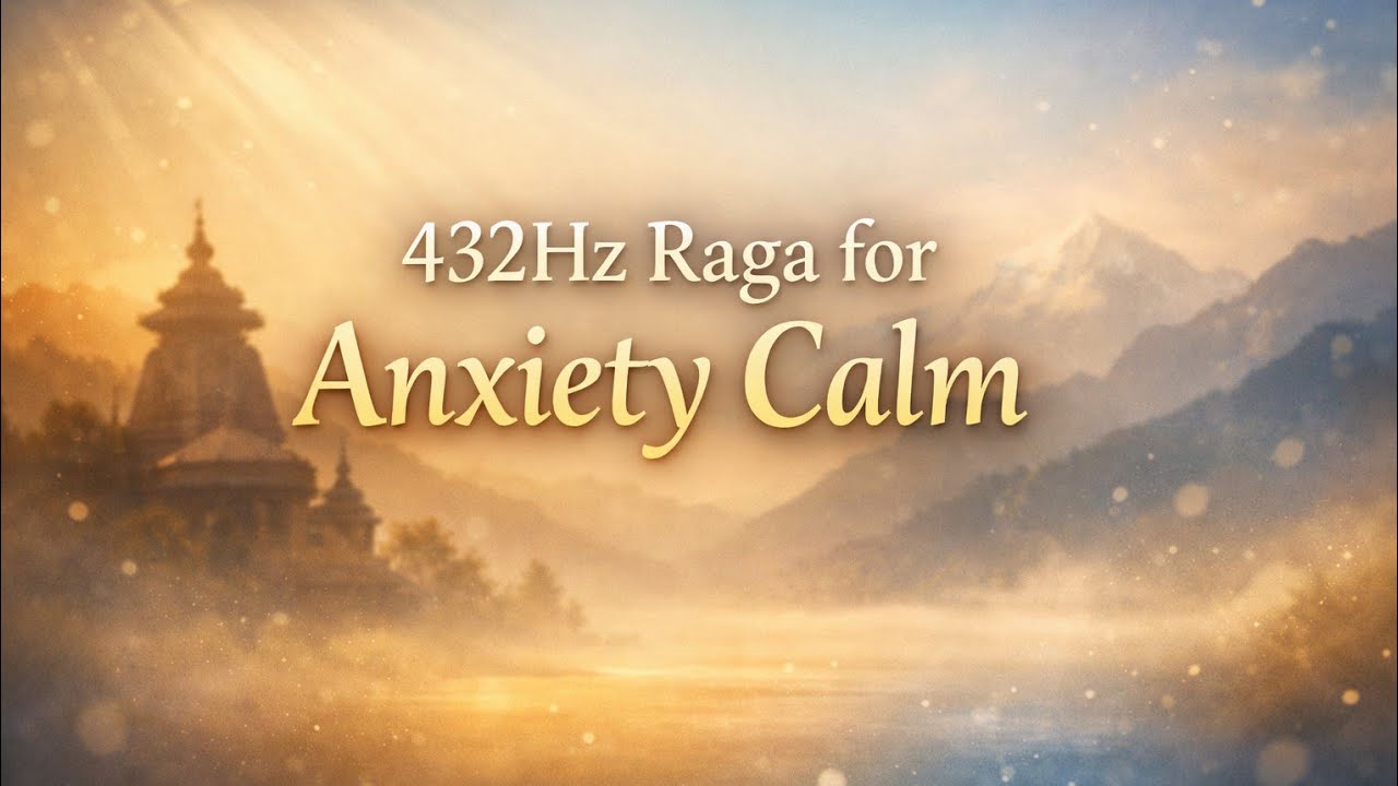 432Hz Indian Classical Raga for Anxiety Calm | Deep Relaxation & Stress Relief Instrumental Music