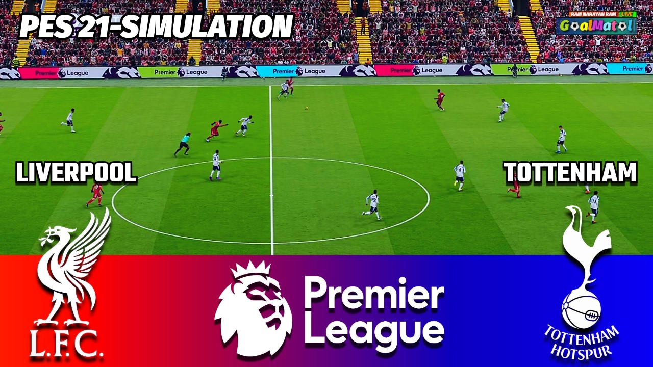 LIVERPOOL vs TOTTENHAM 😱 | PREMIER LEAGUE DRAMA | SHOCKING BATTLE | PES 21 SIMULATION ⚽🔥
