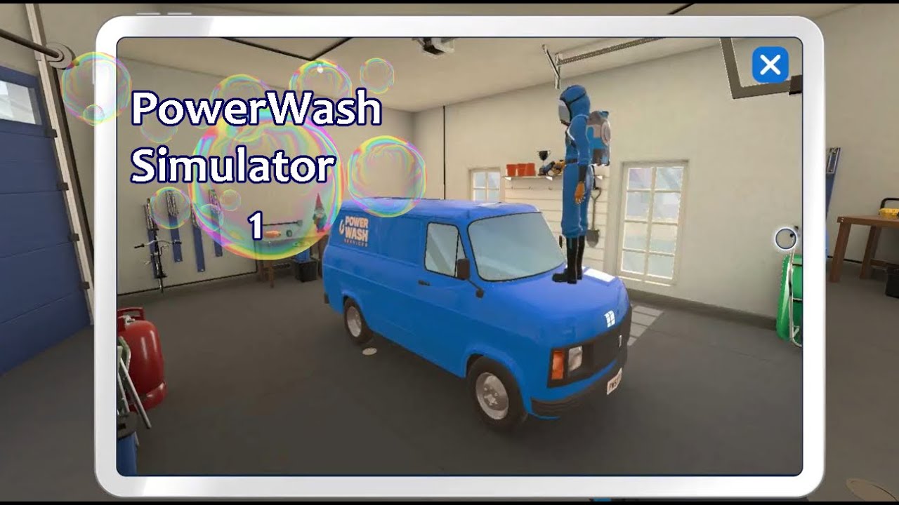Time for a little change of pace.  Power Wash Simulator!