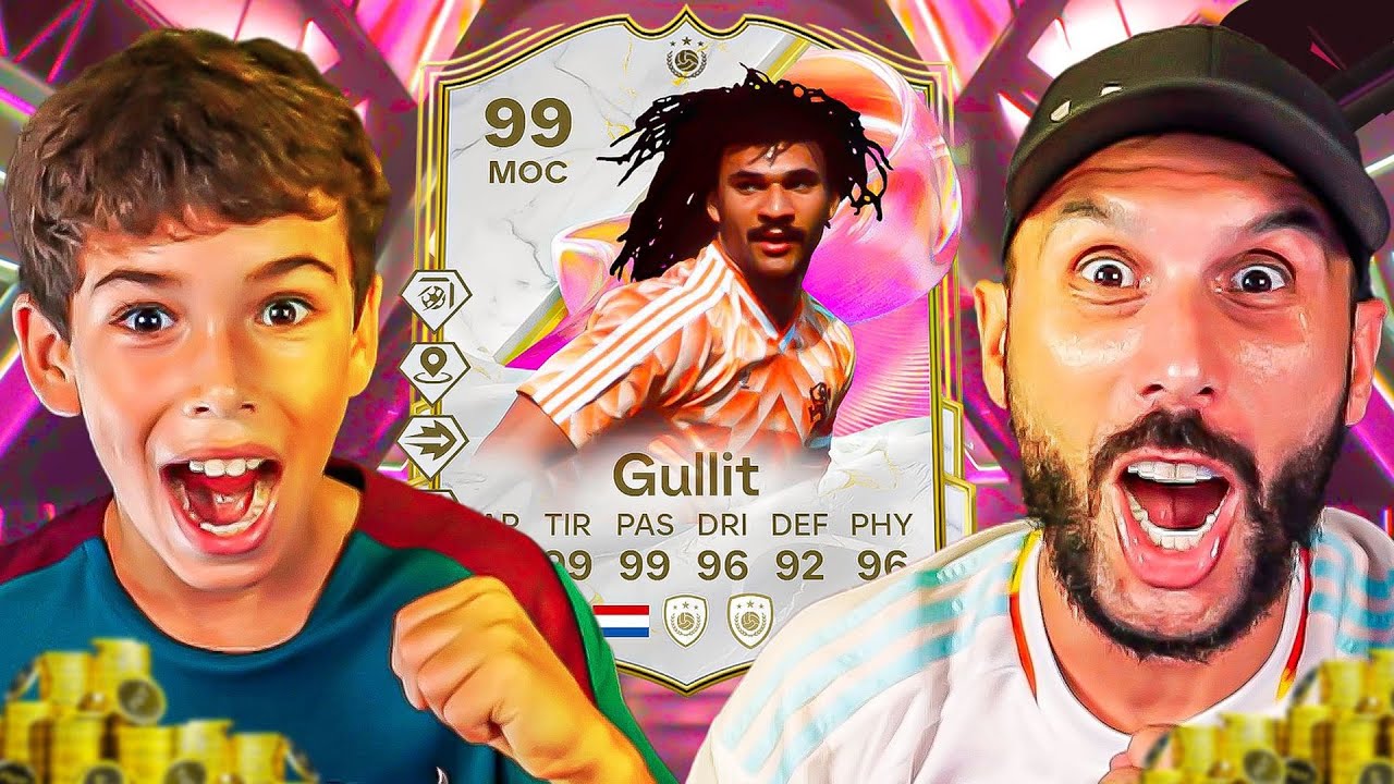 UN PACK RUUD 😍 !  MON FILS ME PACK GULLIT 99 FUTTIES 
