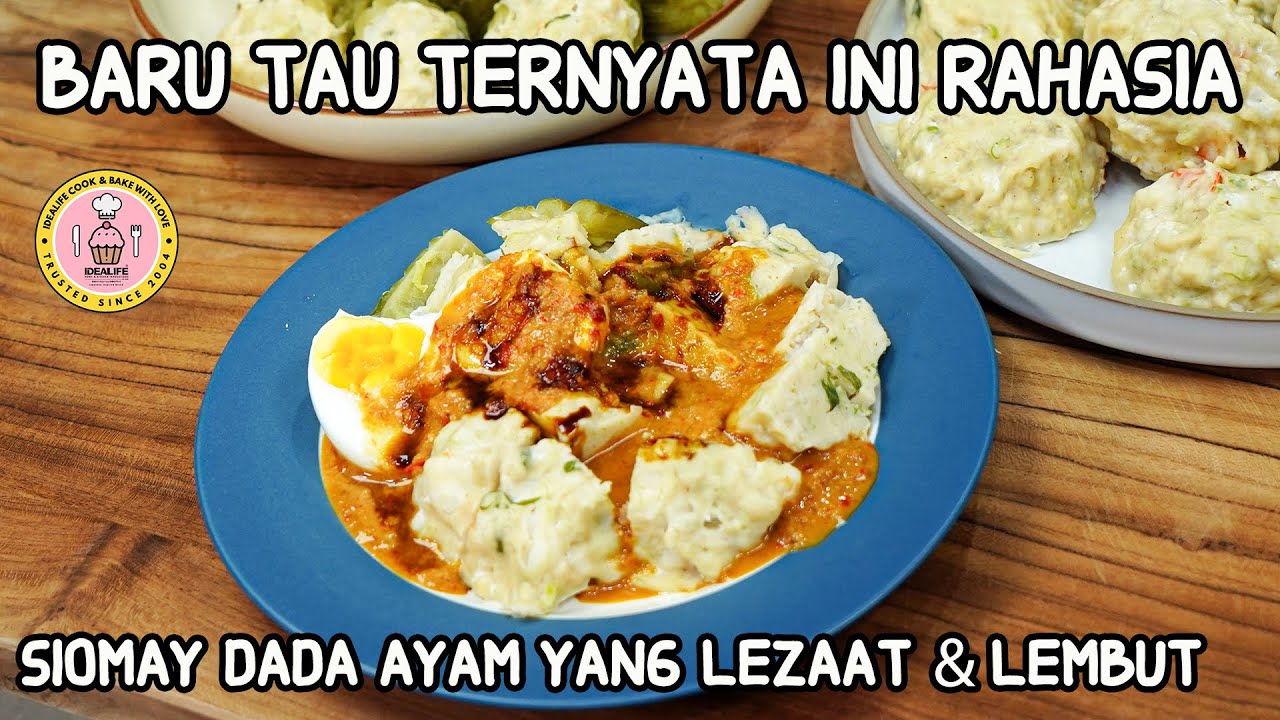 BARU TAU TERNYATA INI RAHASIA SIOMAY DADA AYAM JADI LEZAAT DAN LEMBUT