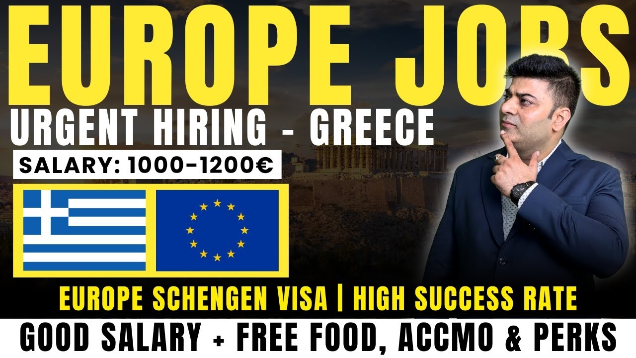 Greece Europe Jobs 2026 | Salary €1000–€1200 | Electrician, Plumber, CNC Operator & Many more !