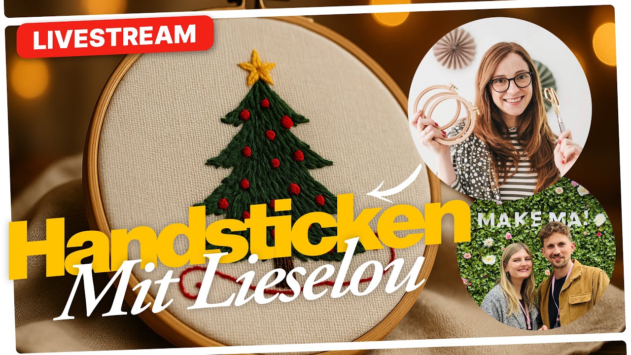🔴 #121 Handsticken lernen mit Lieselou DIY