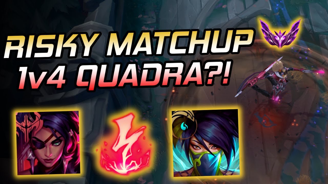 SAMIRA vs AKALI: The Riskiest Mid Matchup? (1v4 QUADRA)