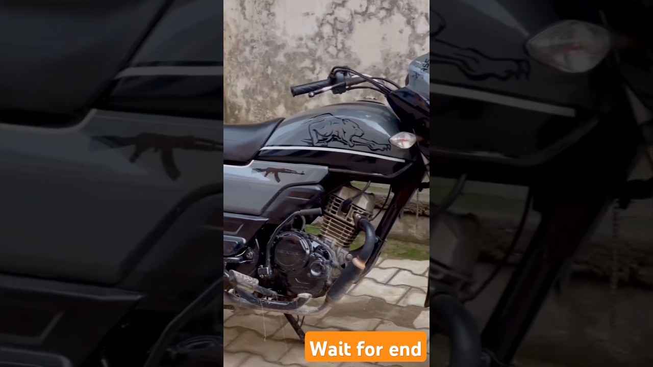 😱 modification honda shine bike... #shorts #trending #viralvideo #bikelover