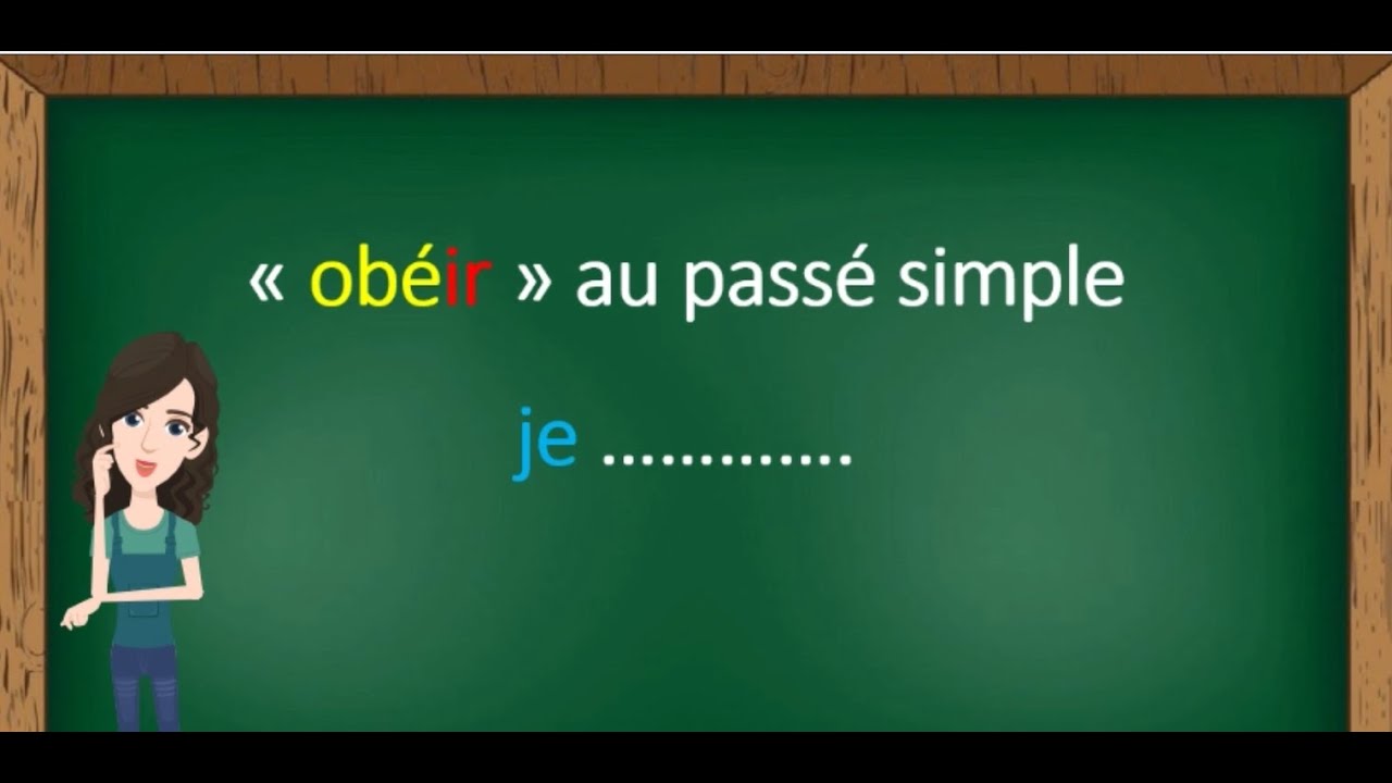 13. les verbes du 2d groupe au passé simple. apprendre la conjugaison du français