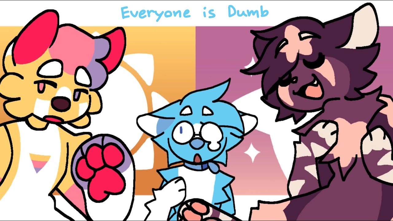 Everyone is dumb [Animation meme] some oc backstory