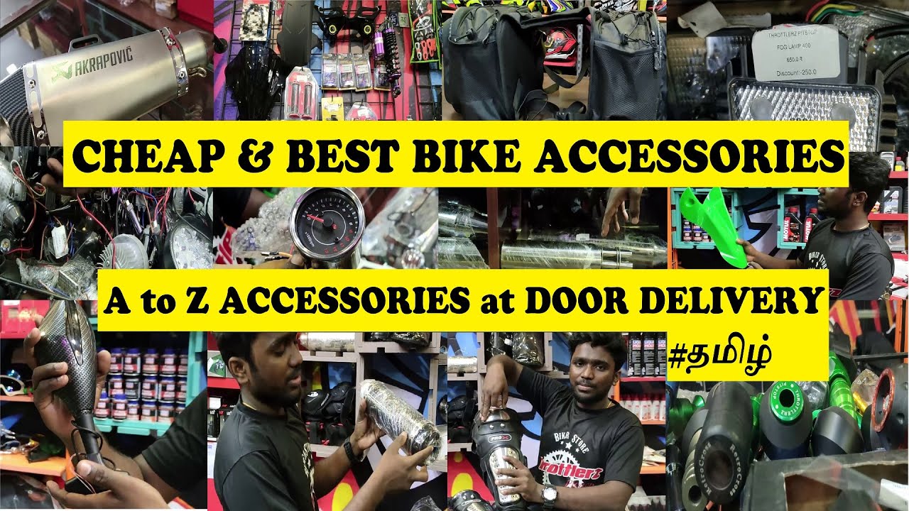 Cheap & Best Bike Accessories Part 1  | Throttlerz Pitstop | AMR Sports | High Octane Tamil