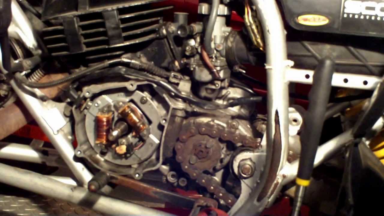 Yamaha Blaster Troubleshoot Spark: Part 2 Remove Rotor & Stator