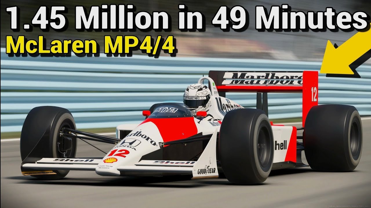 БЫСТРЫЙ И ПРОСТОЙ метод заработка | McLaren MP4/4 | Gran Turismo 7 Обновление 1.61