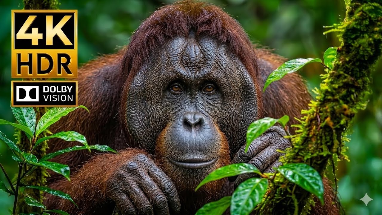 Relaxing Walk Through the Wild Amazon | A Rare Look at the Secret Life of Orangutans