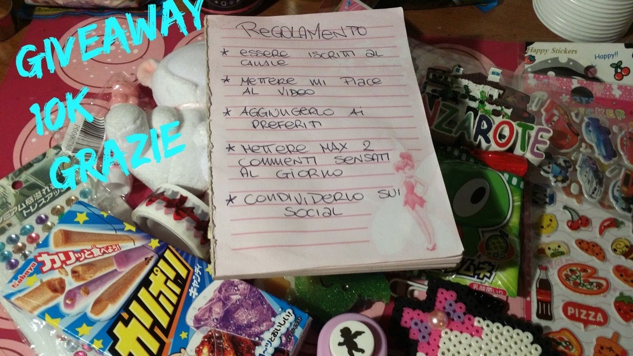 ★ GIVEAWAY 10K  - Tanti regali kawaii ! ★CHIUSO. GRAZIEEEEE
