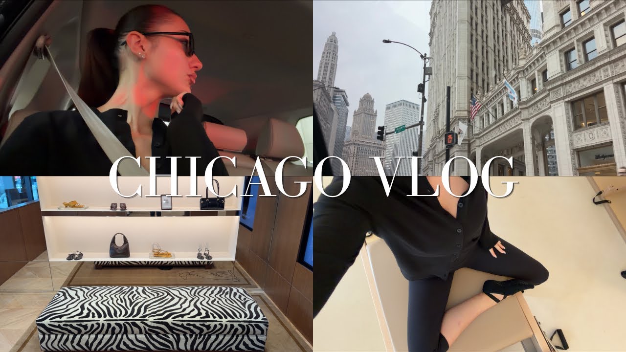 a few days in chicago (vintage shopping, skims haul & exploring the city)