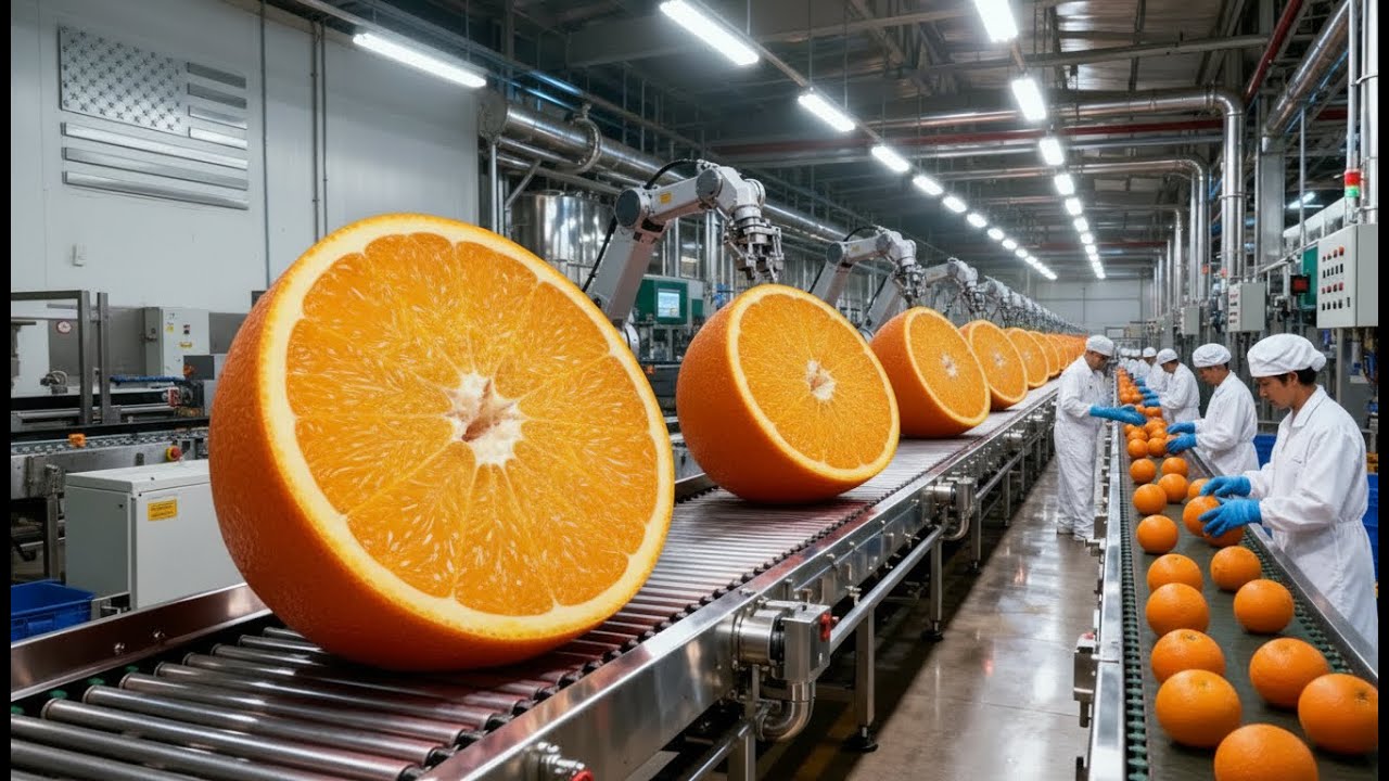 Inside the Florida Orange Juice Plant: Citrus Processing Technology