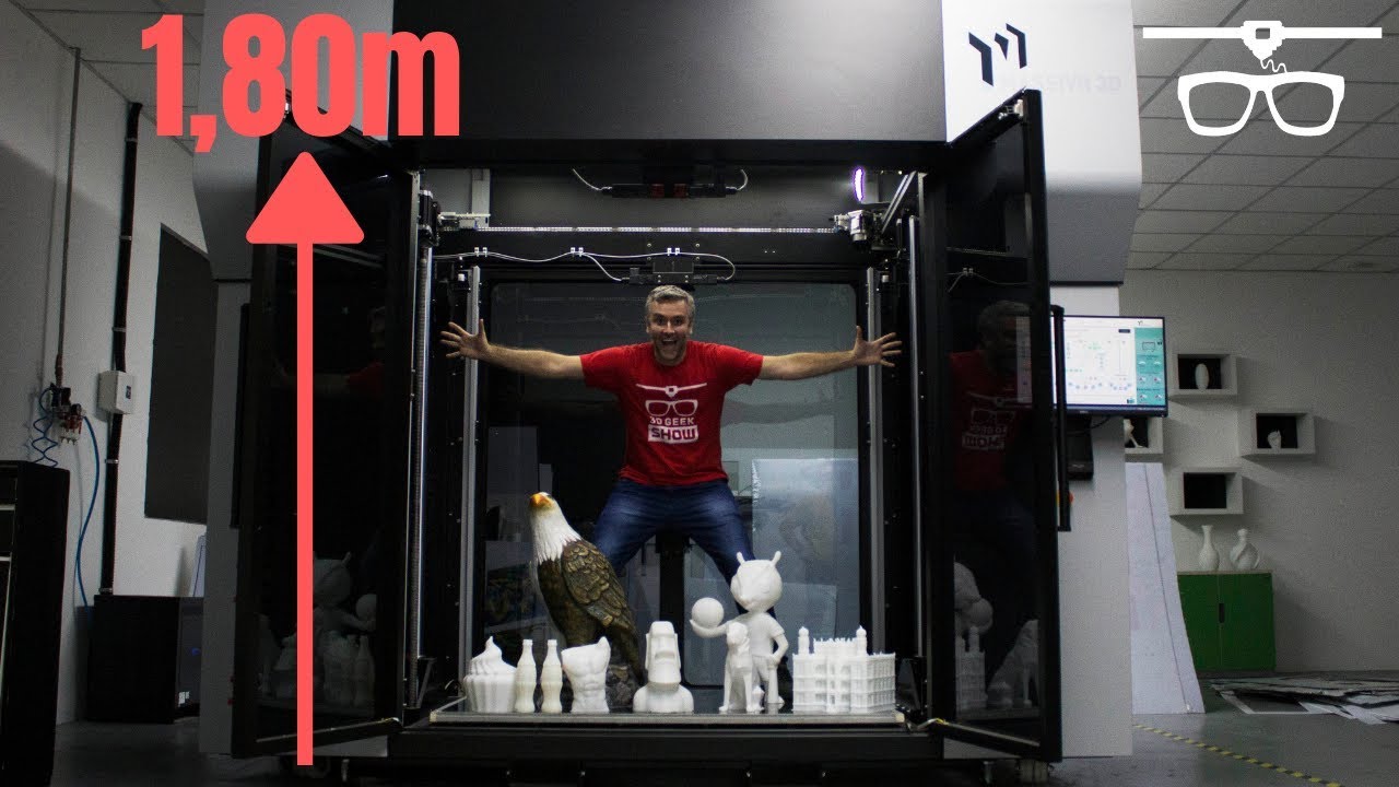 Conheci a maior impressora 3D do mundo - Massivit  1800