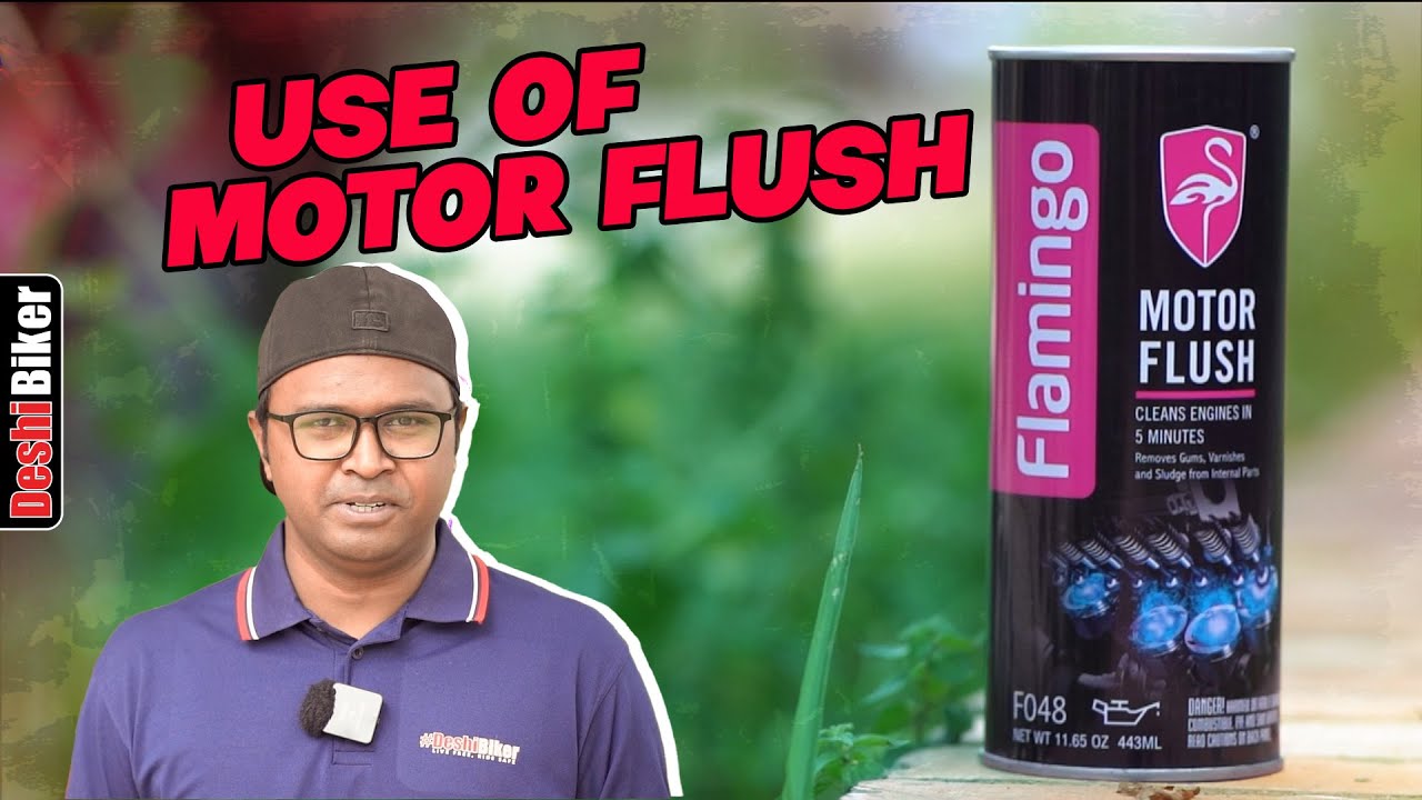 Use of Motorcycle Flush Oil (Flamingo Motor Flush)