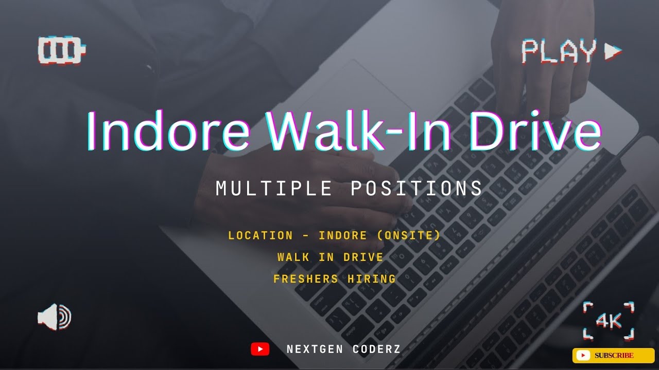 Indore Walk-In Drive | Freshers Hiring 2025  & 2026 | Multiple Companies
