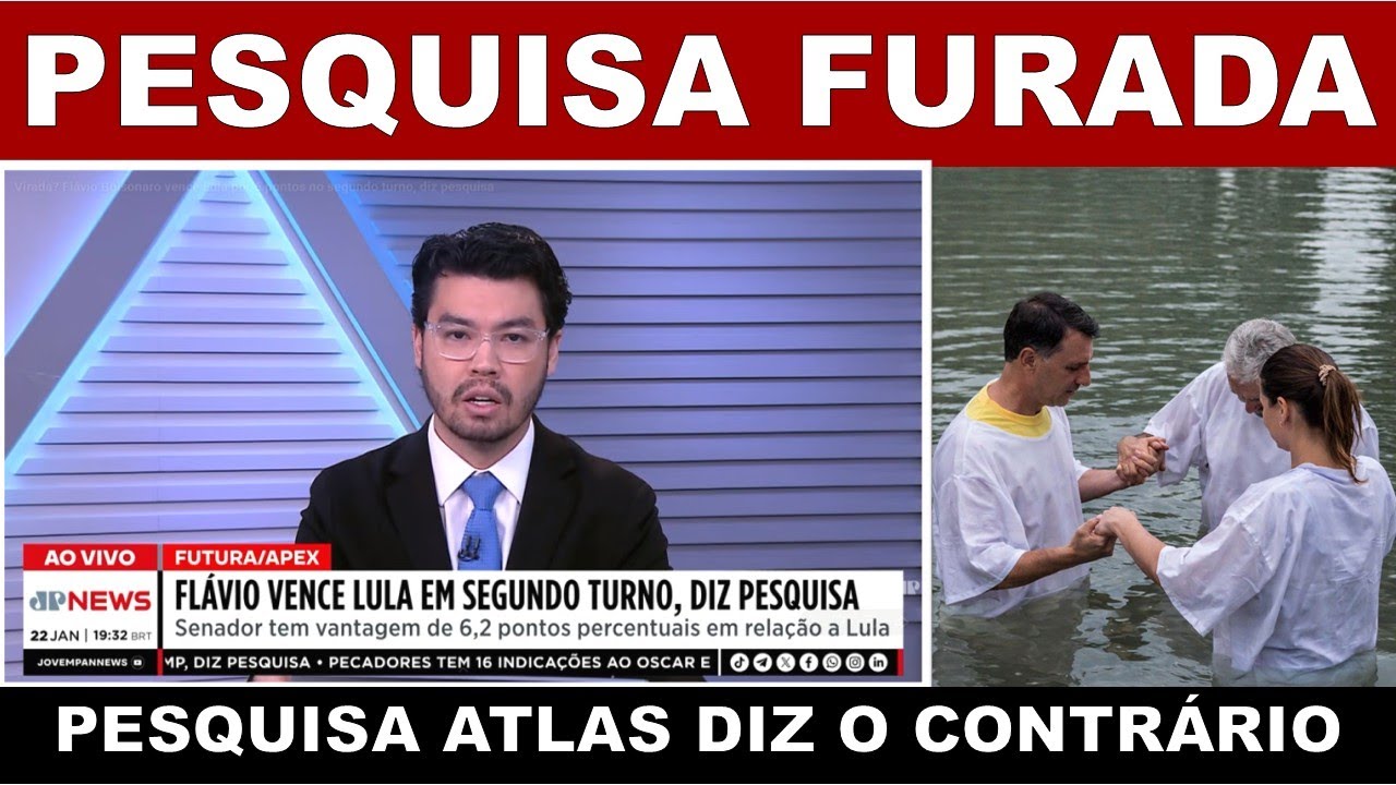 PESQUISA QUE DIZ QUE FLÁVIO GANHA É FURADA! FLÁVIO VIRA EVANGÉLICO! LEO STOPPA ABANDONA ESQUERDA!