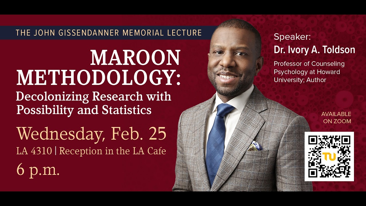 The John Gissendanner Memorial Lecture: Maroon Methodology: Ivory Toldson