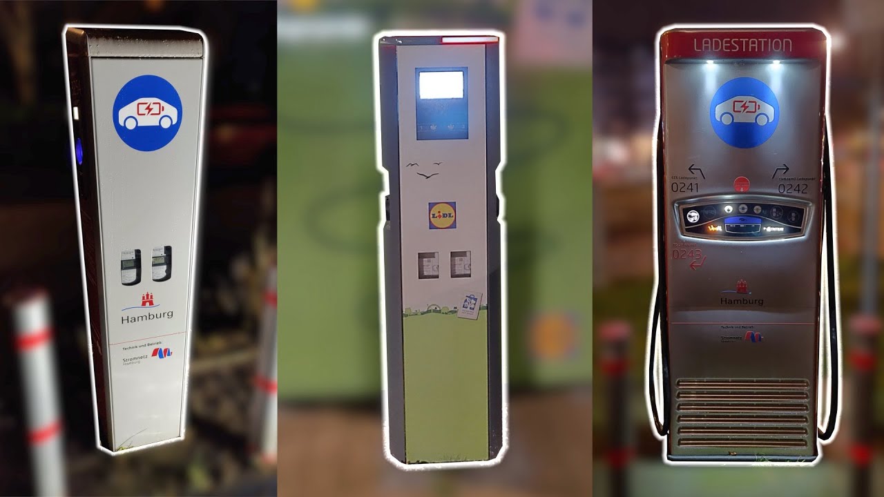 Wie lade ich mein Elektroauto in der Stadt? 4 Typen von Ladestationen in Hamburg erklärt