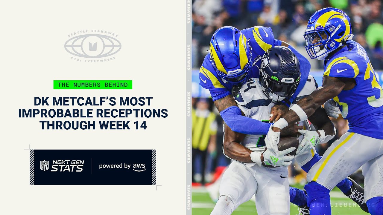 Next Gen Stats: DK Metcalf’s 5 Most Improbable Receptions Through Week 14