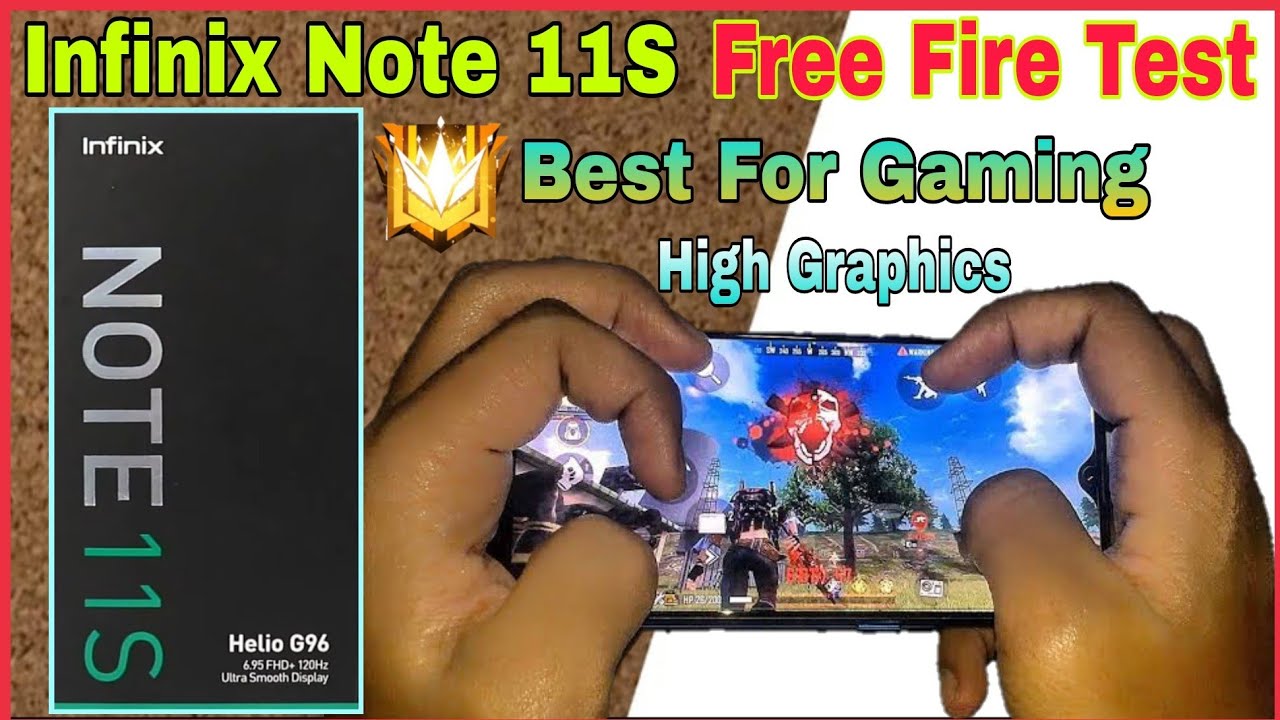 Infinix Note 11S Free Fire gameplay Test | Infinix Note 11S 5g High Graphics Free Fire Handcam Test