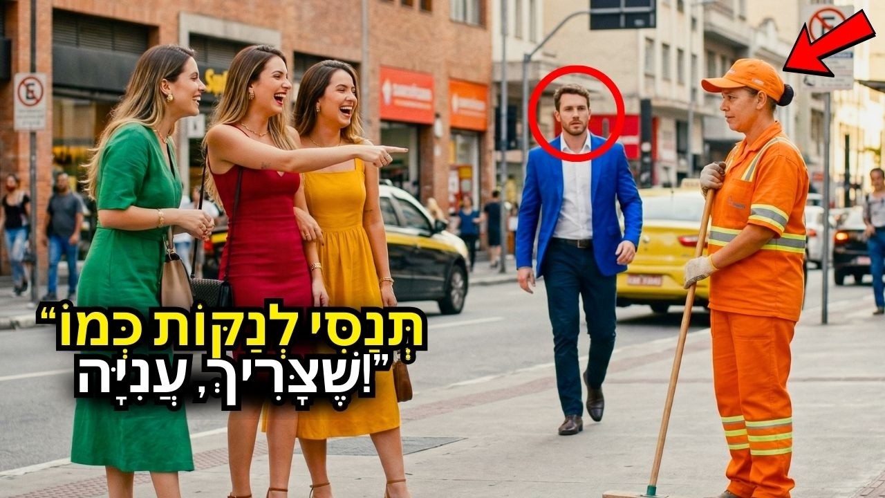 אוספת אשפה הושפלה על ידי אנשים, אבל כשמיליונר ראה זאת...