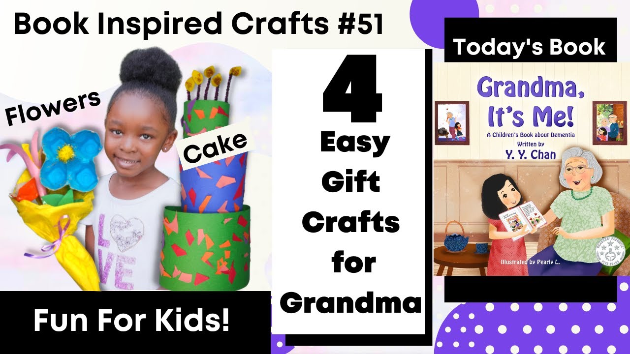 4 Crafts Grandma will Love| Book about Dementia| Activity Author