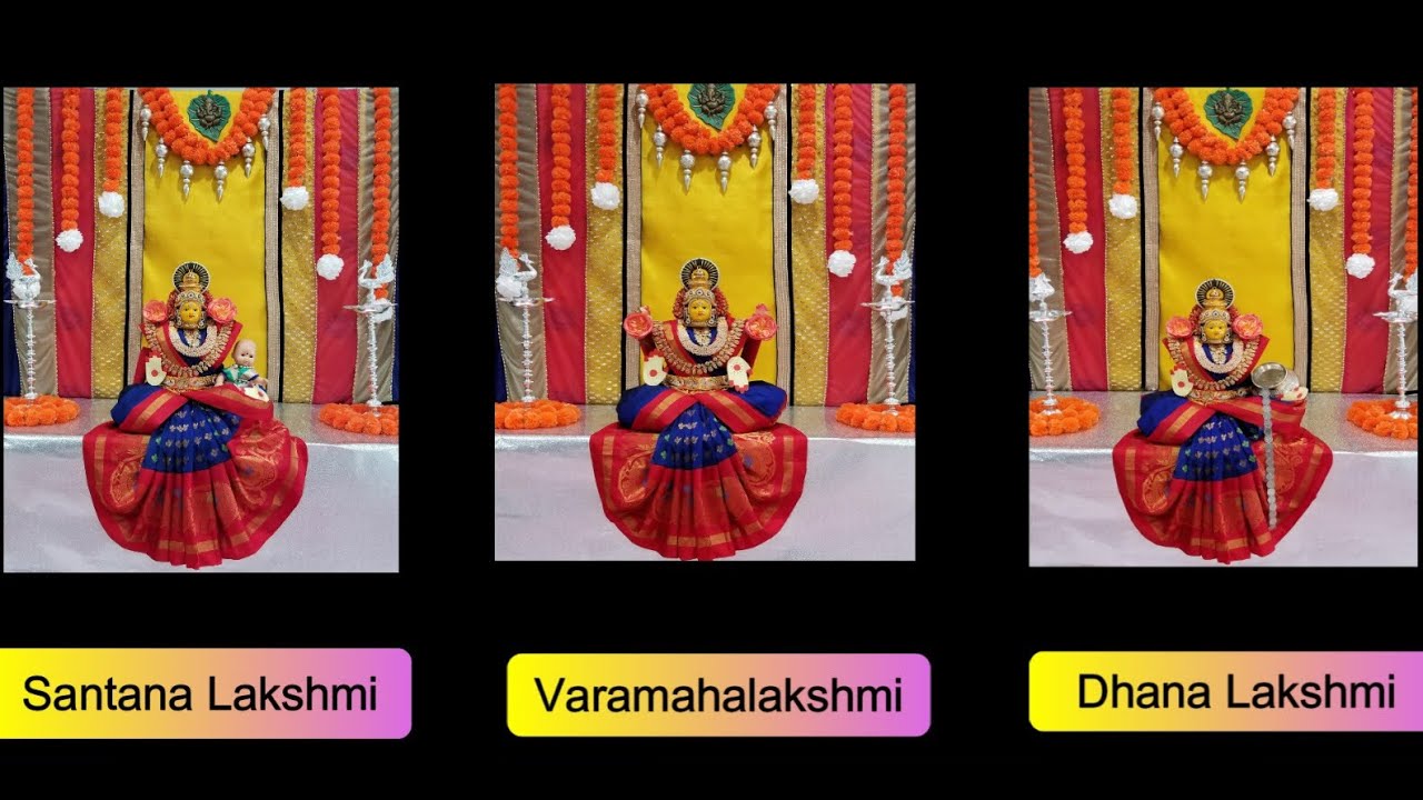 Quick and Easy Varamahalakshmi saree draping & decoration / How to drape saree for varalakshmi pooja