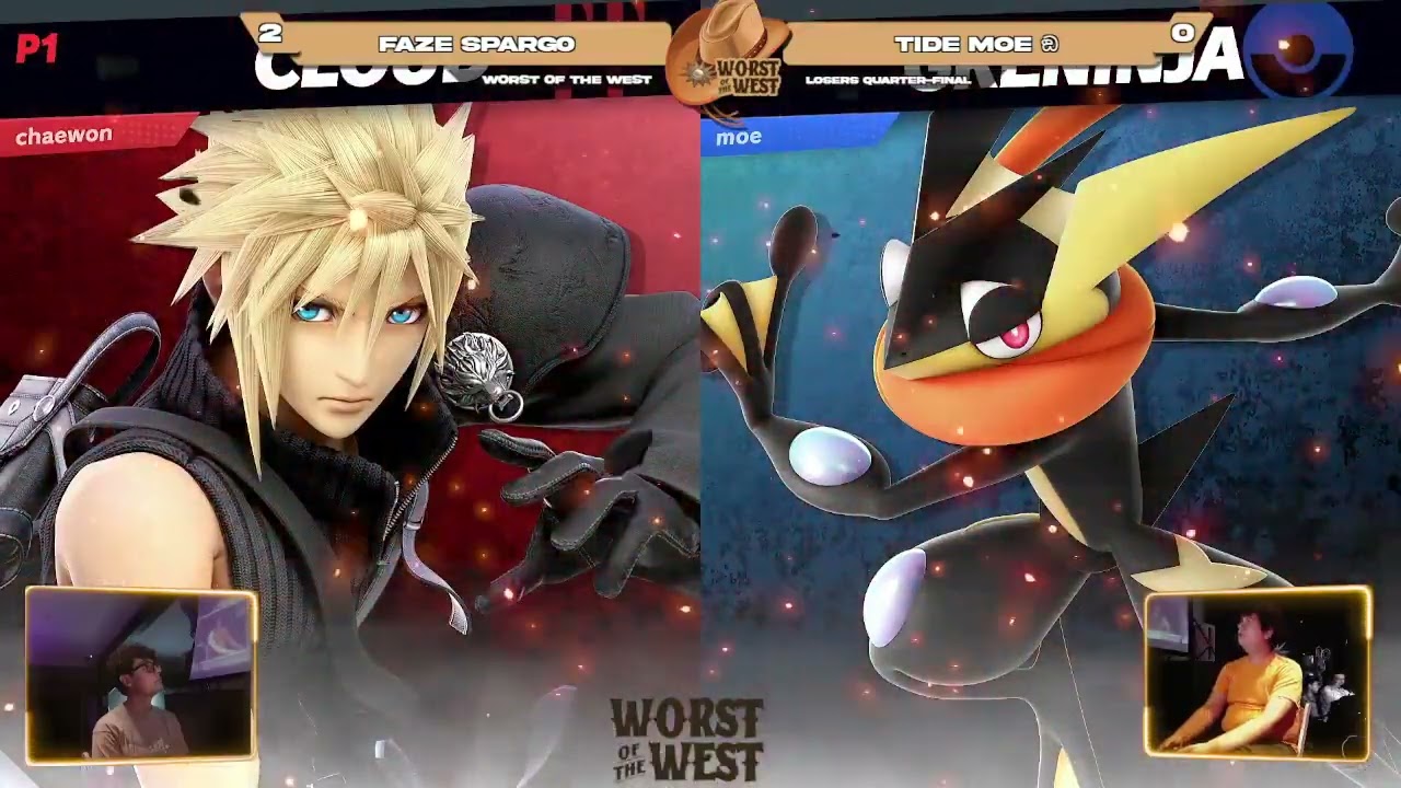 WotW#08 - FaZe | Sparg0 (Cloud) Vs. TIDE | Moe ඞ (Greninja) Winners Final