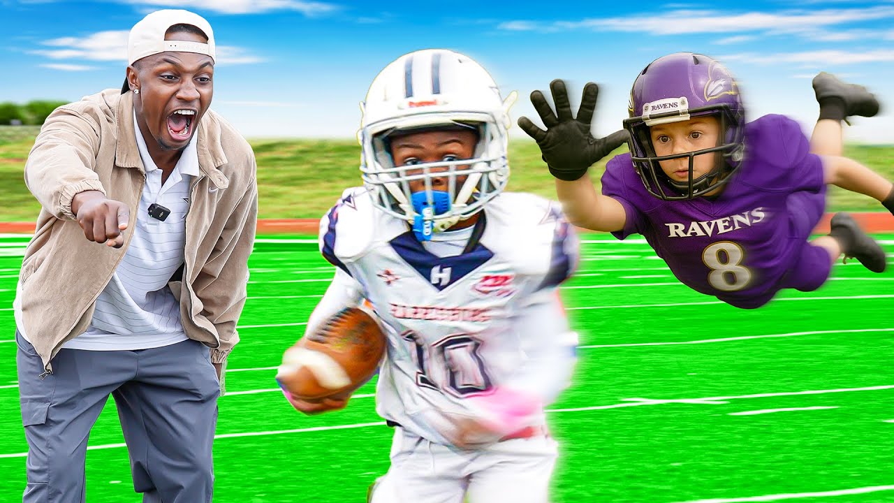 These 7U Youth Football Players Play Like NFL Pros! | Harrisburg Cowboys vs Mint Hill Ravens