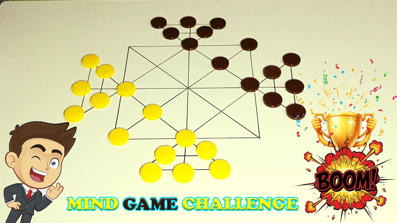Strategy Traditional Village Board Game | 16 Beads Game For Fun | New Challenge