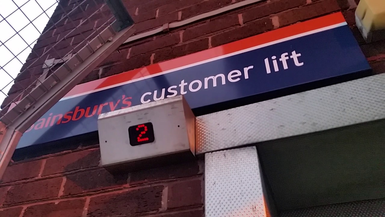 Retake of the Leonard Lifts at Medium Car Park Sainsbury's in Lewisham