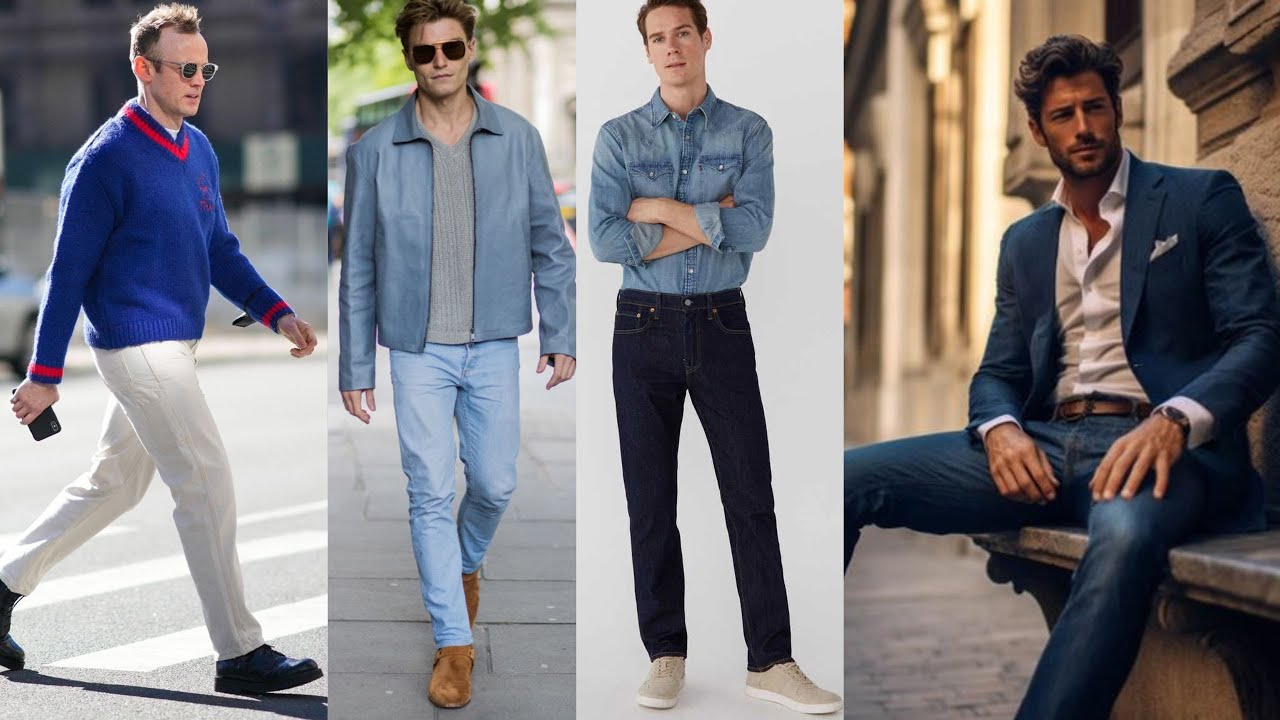 Pantalones Vaqueros Rectos para Hombres de 40 + 👍