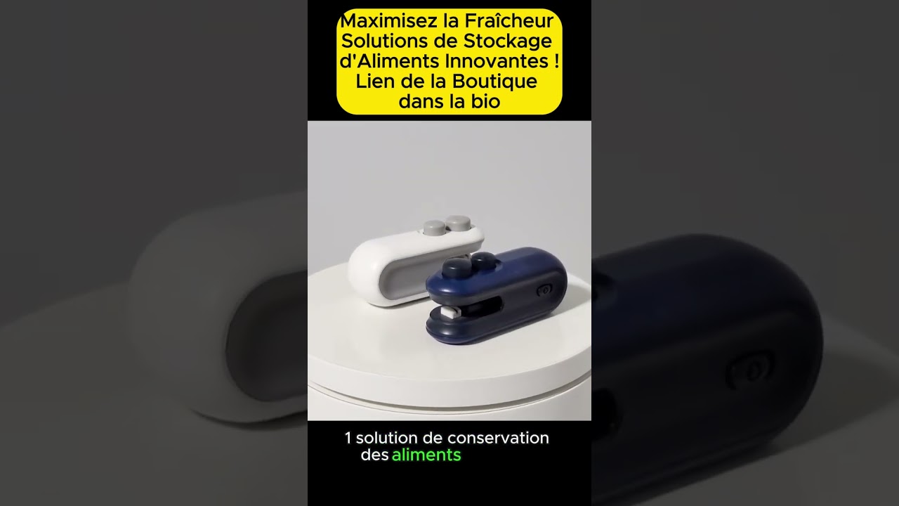 #Minimachine &agrave; sceller les sacs plastique 2 en 1