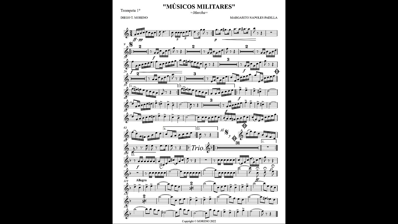 Músicos militares - Marcha