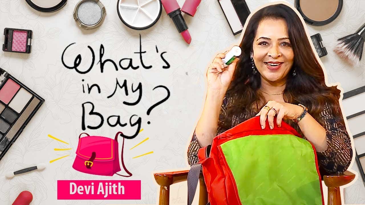 What's In My Bag with Devi Ajith | ഉറങ്ങി എണീറ്റാൽ ഞാൻ ലിപ്സ്റ്റിക്ക് ഇടും 😜  | Bag Secrets Revealed