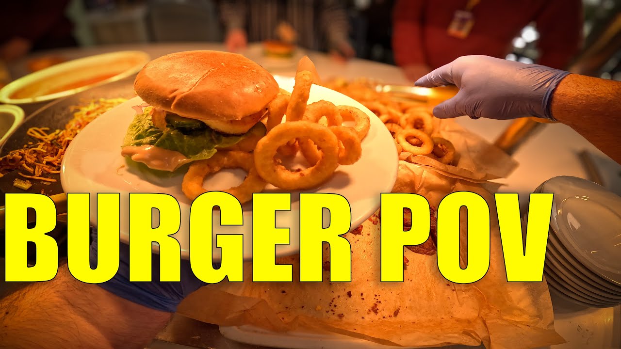 Busy Burger Service POV 🍔 Smash, Fried Chicken & Halloumi 👌😊👍