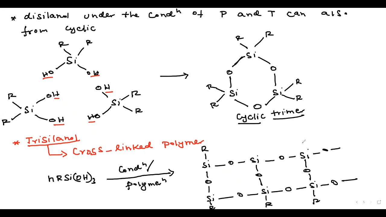 Lec-08 - Trick for  Silicones | Preparation | Properties & Uses- IIT JAM | MSc entrance-English