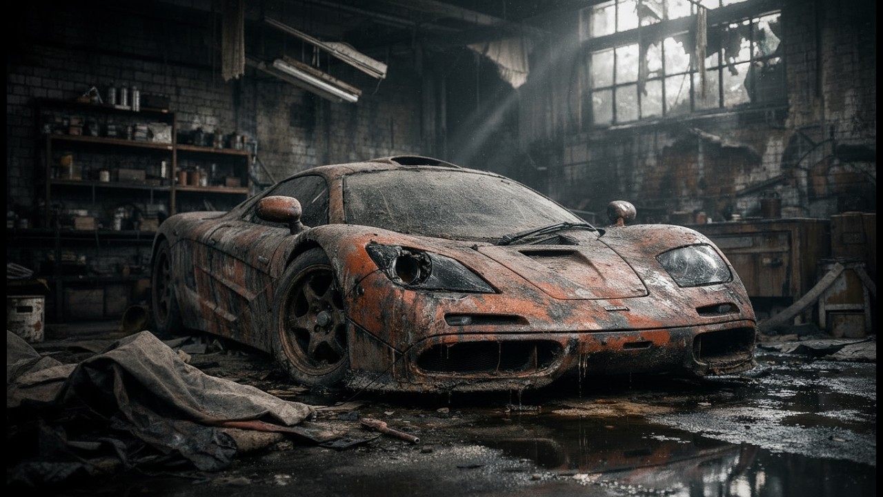 ASMR Car Restoration Full Rebuild of McLaren F1 1995 from Abandoned Condition to Looking New