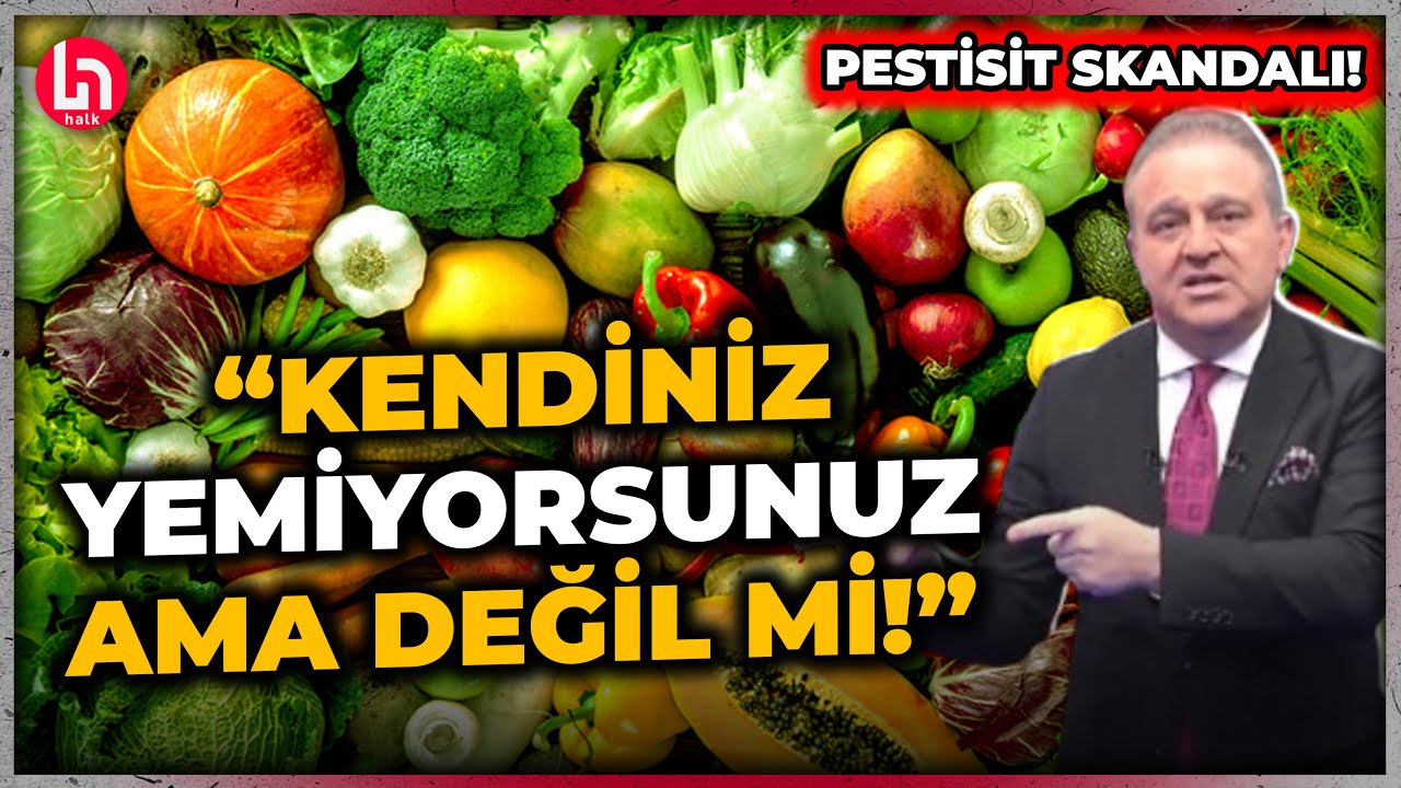 Ekrem Açıkel'den olay yaratan pestisit yorumu! Peki meyve sebzelerdeki gerçek ne? Tek tek anlattı!