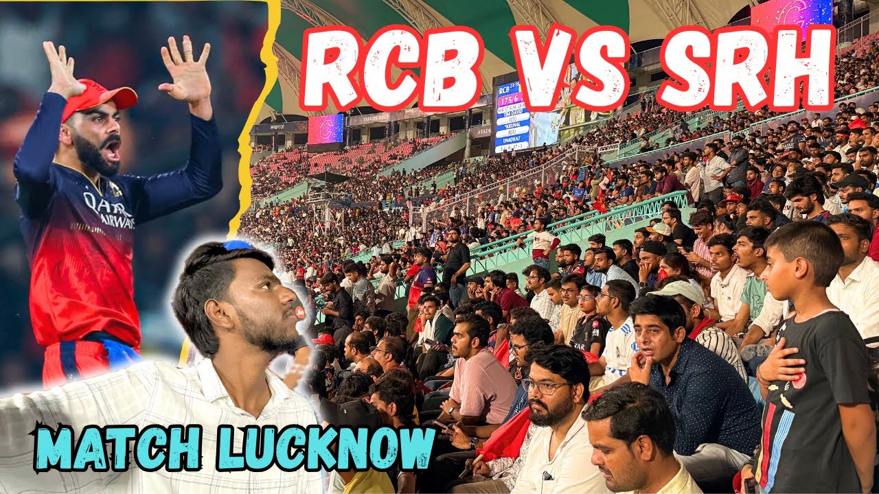 Virat Kohli IPL Match In Lucknow || RCB VS SRH | RCB Match In Lucknow | Ekana Cricket Stadium