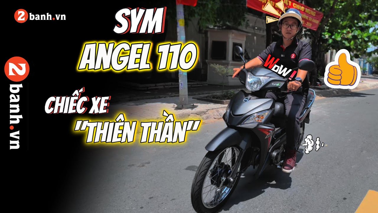 Trải nghiệm SYM Angel 110 – Chiếc xe số ‘thiên thần’ giá chưa tới 18 triệu dành cho mọi nhà | 2banh