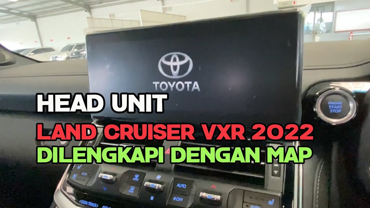 HEAD UNIT AUDIO LAND CRUISER 300 VXR