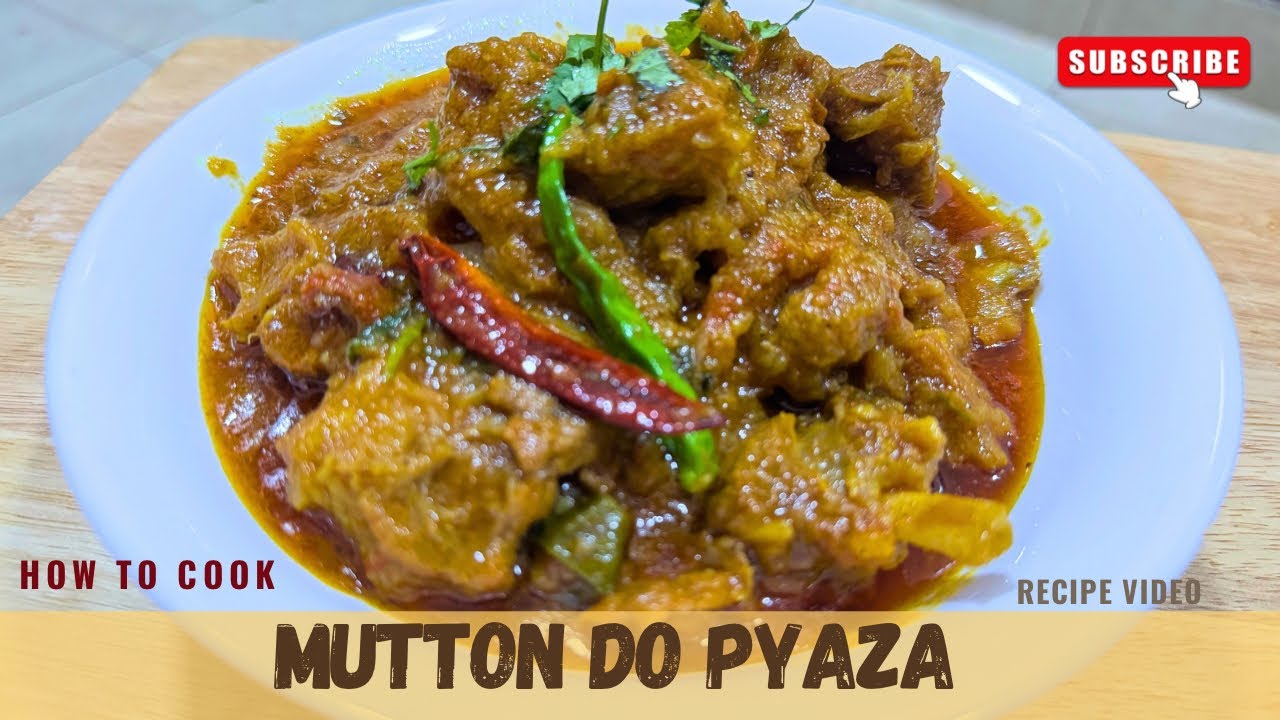 The best mutton do pyaza recipe you should definitely try 😍 #muttonrecipe #viralvideo #trendingvideo