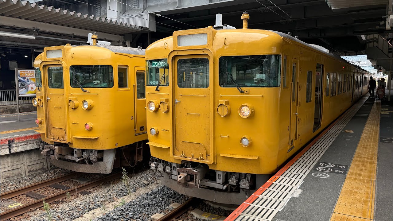 115系3000番台 山陽本線 小野田駅→厚狭駅 車窓